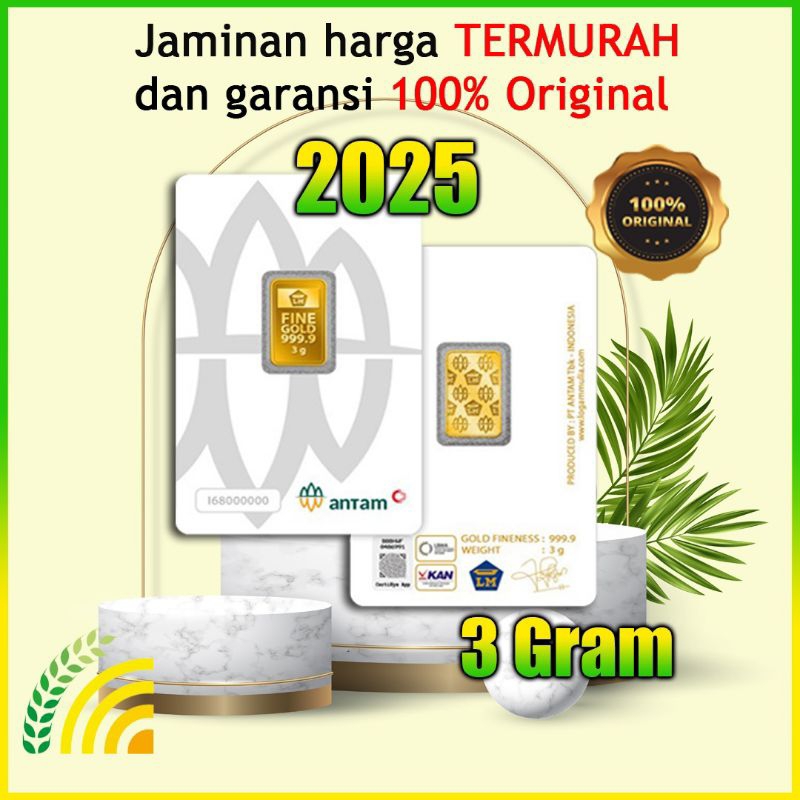 LM EMAS ANTAM 3 GRAM, LOGAM MULIA TERBARU