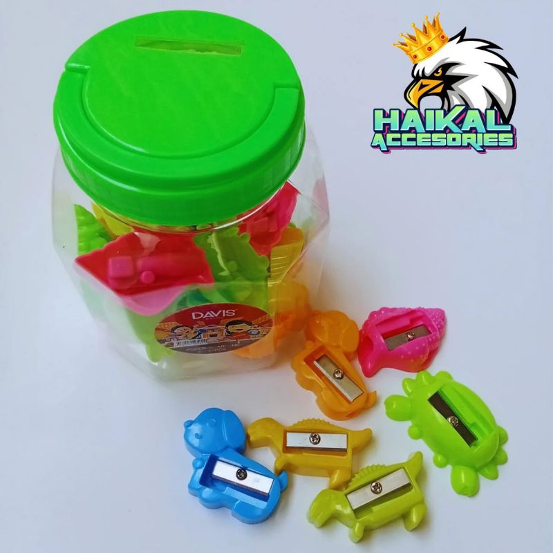 

1 Box Serutan Pensil Kemasan Toples Isi 12pcs Paket Hemat Untuk Usaha