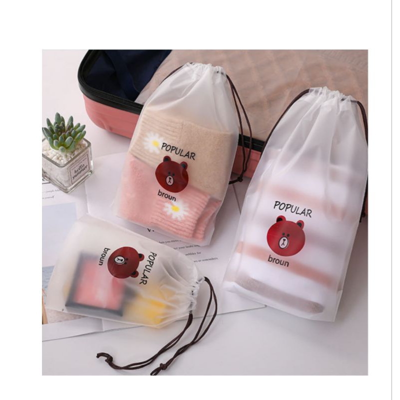 V (V13) POUCH KOSMETIK ZIPPER UKURAN KECIL/STORAGE/POUCH WATERPROFF UKURAN BESAR