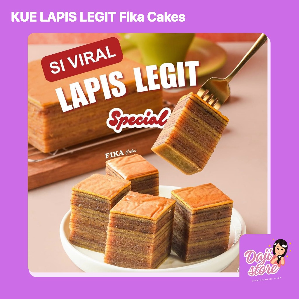 

KUE LAPIS LEGIT PALING VIRAL BEST SELLER HALAL - Fika Cakes
