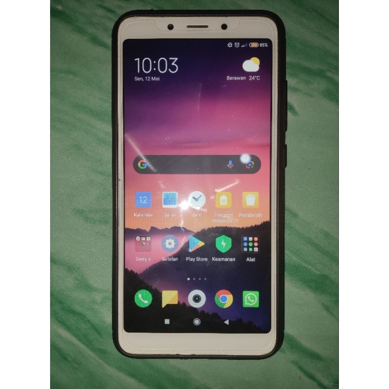 hp xiaomi redmi 6A seken ram 2/16 mulus sinyal aman