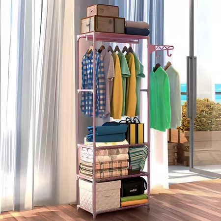 Rak Gantungan Baju Informa Rak Penyimpanan Rak Baju Susun Bongkar Pasang