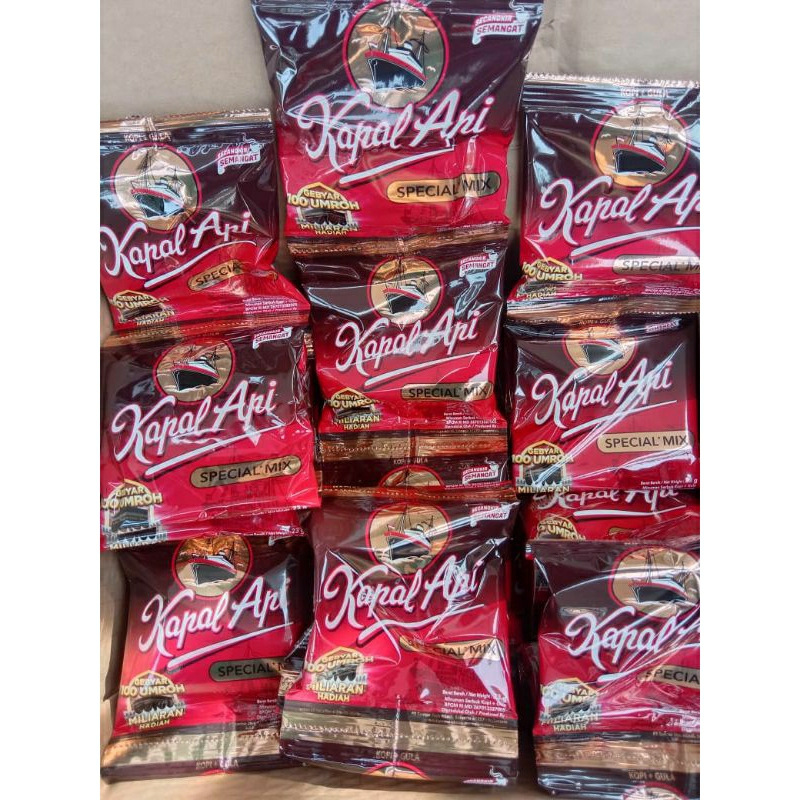 

Kopi Kapal Api Mix Special 23gr x 1renceng kopi hitam nikmat pas isi 10 sachet