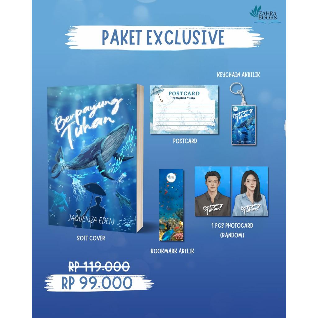 BUKU Novel Berpayung Tuhan By Jaquenza Eden