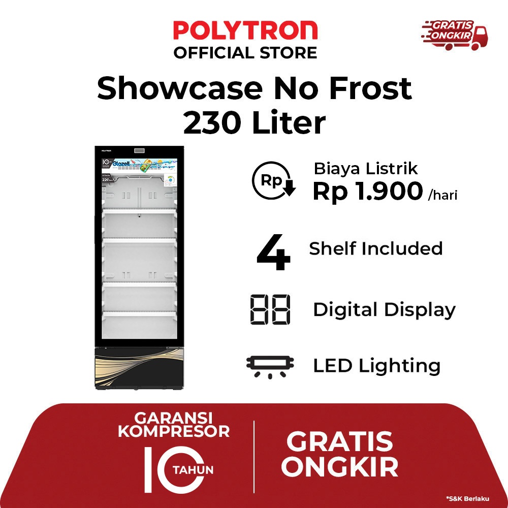 POLYTRON Showcase 230 Liter SCN 228