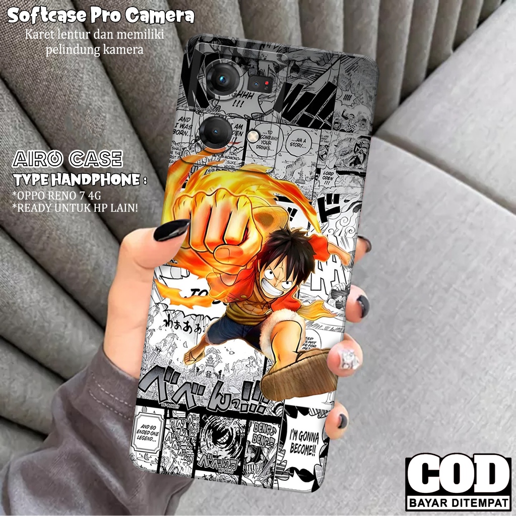 Case OPPO RENO 7 4G - Softcase OPPO RENO 7 4G - Fashion Case ANIME - Casing OPPO RENO 7 4G - Softcas