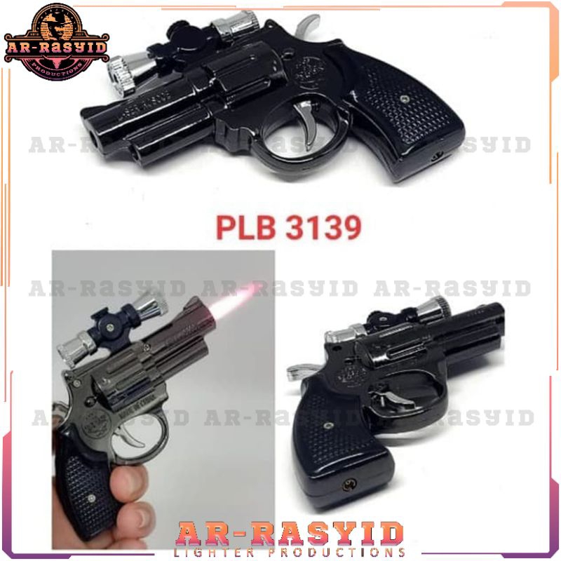 Korek Api Bara Gas Miniatur Pistol Mini Laser 3139