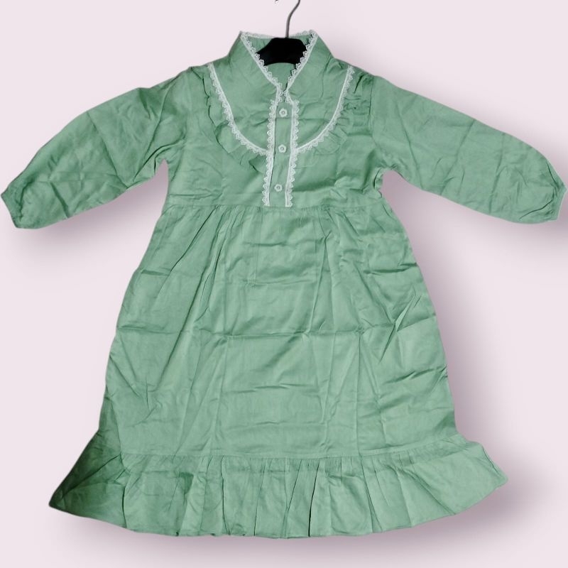 naomi dress  anak/baju muslim anak/bju muslim anak renda/bju muslim anak lucu/baju muslim anak rayon