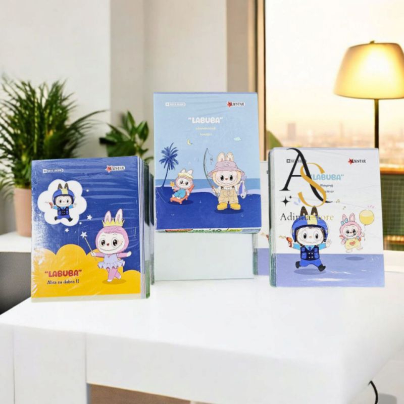 

Buku tulis Newstar 58 lembar 10 buku uk kwarto A5 Labubu