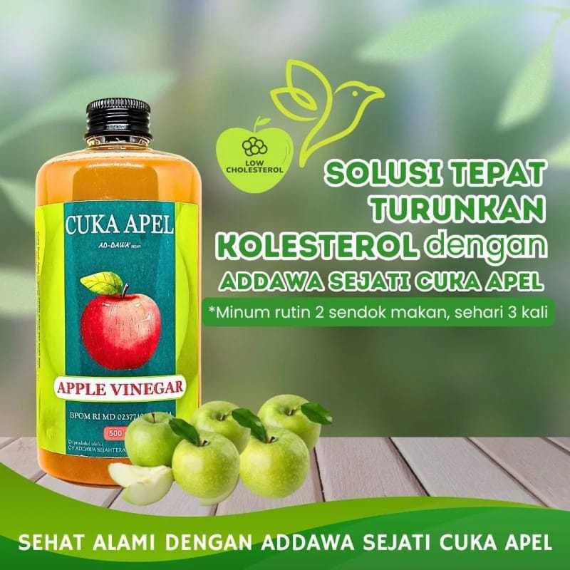 

Cuka Apel With Mother 500ml Addawa Sejati Menurunkan Kolestrol Kadar Gula Diet Detoks Daya Tahan Tubuh Kesehatan Mata