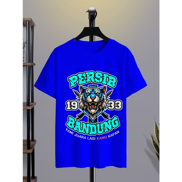 Kaos Distro Persib Bandung 1933 ORI katun combads 24s premium Lengan Pendek