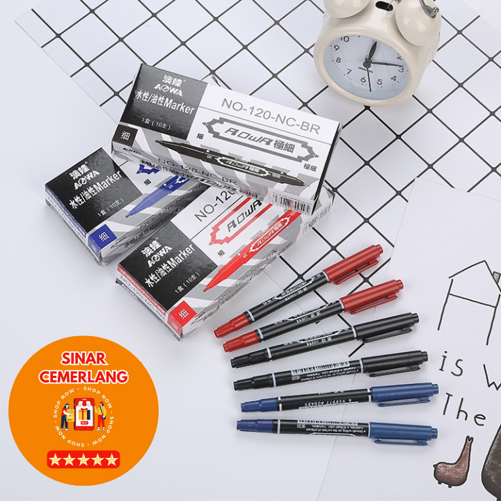 

SC 2 In 1 Spidol Double Marker /Spidol 2 Sisi / Spidol Marker / Spidol Papan Tulis / Spidol Alat Tulis Kantor Sekolah