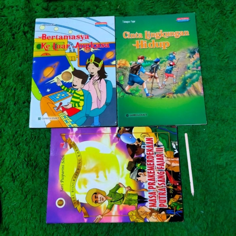 ORIGINAL BUKU CERITA ANAK DAN DONGENG BERTAMASYA KE LUAR ANGKASA CINTA LINGKUNGAN HIDUP MASA PRAKEME