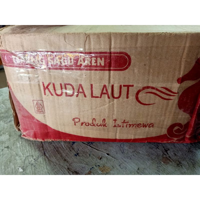 

Sagu Aren Cap Kuda Laut Kemasan 500 Gr isi 20 Pcs Per Dus