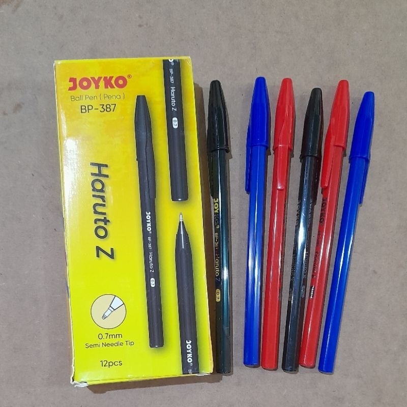 

[1 pcs] Pulpen Joyko Haruto murah warna hitam, biru, merah