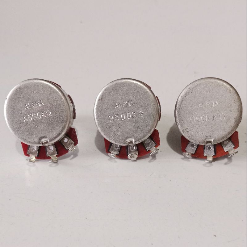 Potensio gitar & bass A500k B500k D500k ALPHA ORIGINAL bisa utk cort ibanez yamaha jackson esp LTD h