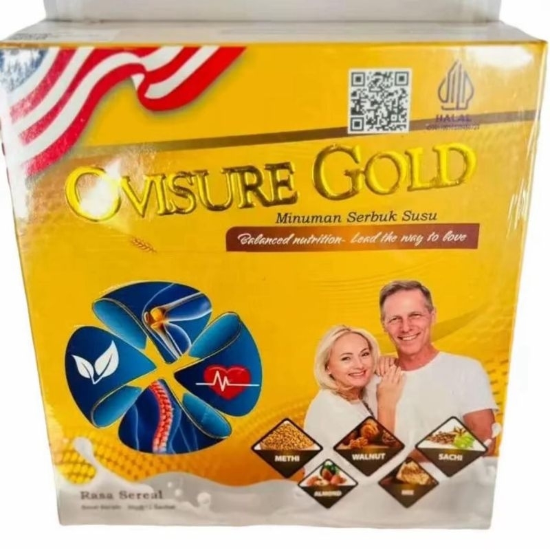 

SUSU OVISURE GOLD ORIGINAL 100% 1 box isi 12 saset