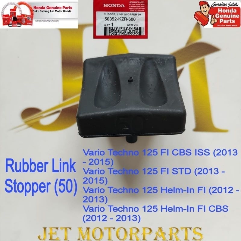 Rubber Link Stopper Karet Bantalan Mounthing Karet Ganjal Bantalan Mesin Vario Techno 125