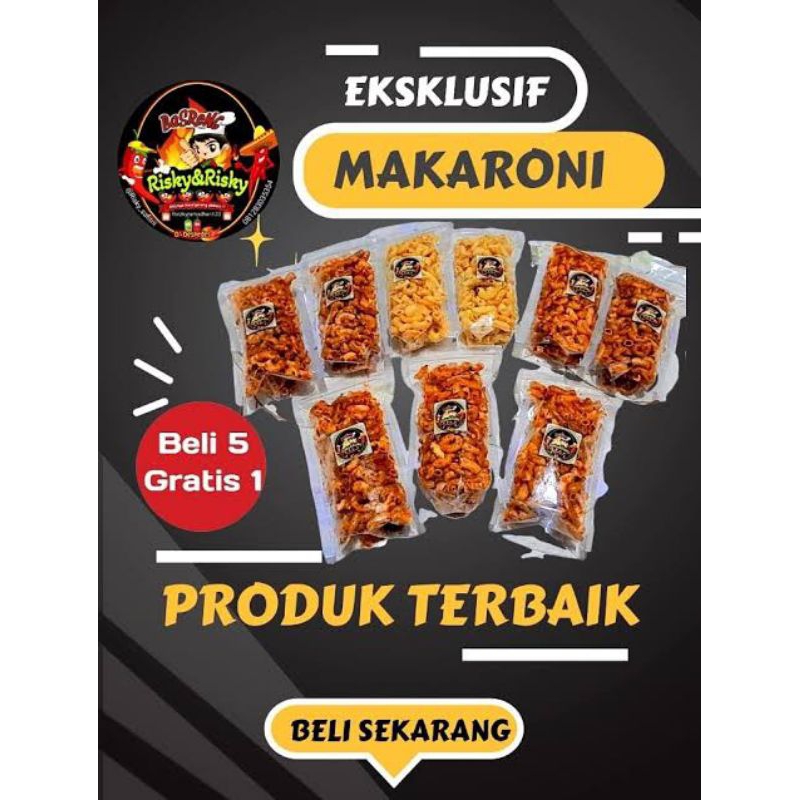 

Makaroni Bantet Enak Renyah Gurih pedas Manis Murah Cocok untuk Reseller