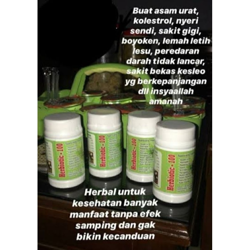 Herbiotic 100 Paket 4 Botol