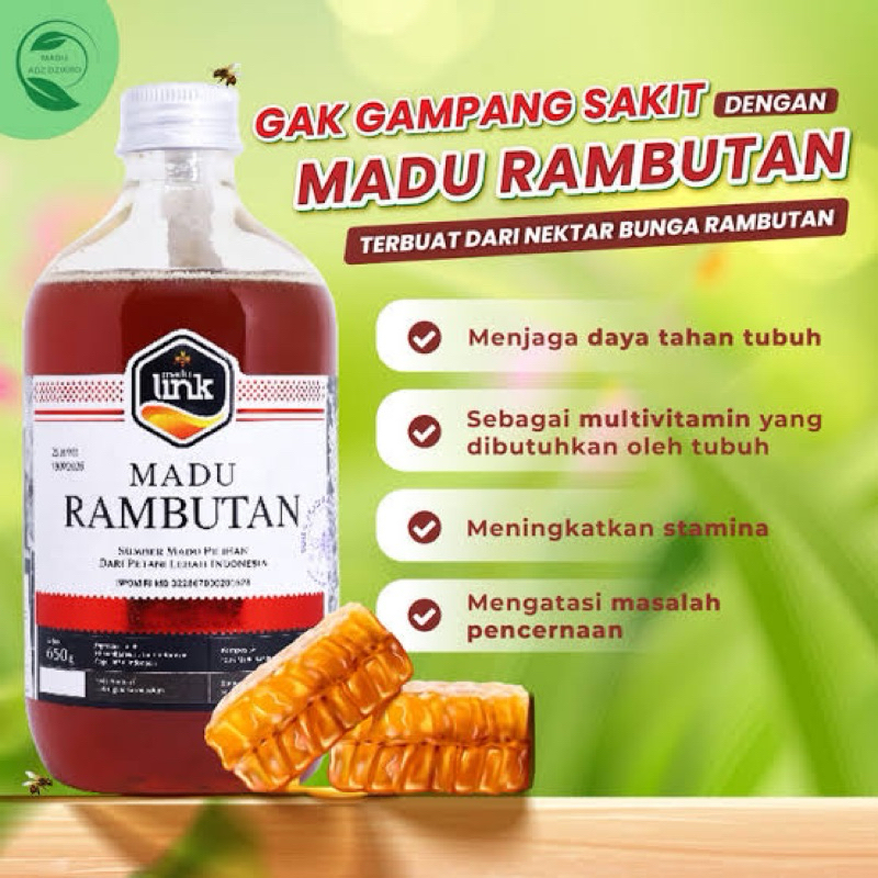 

MADU RAMBUTAN 650gr