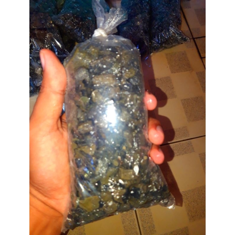 bahan kalimaya Banten black oval Sempur 1 plastik