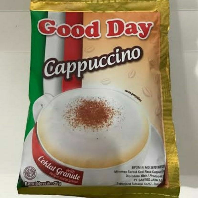 

good day cappucino (10×25g)