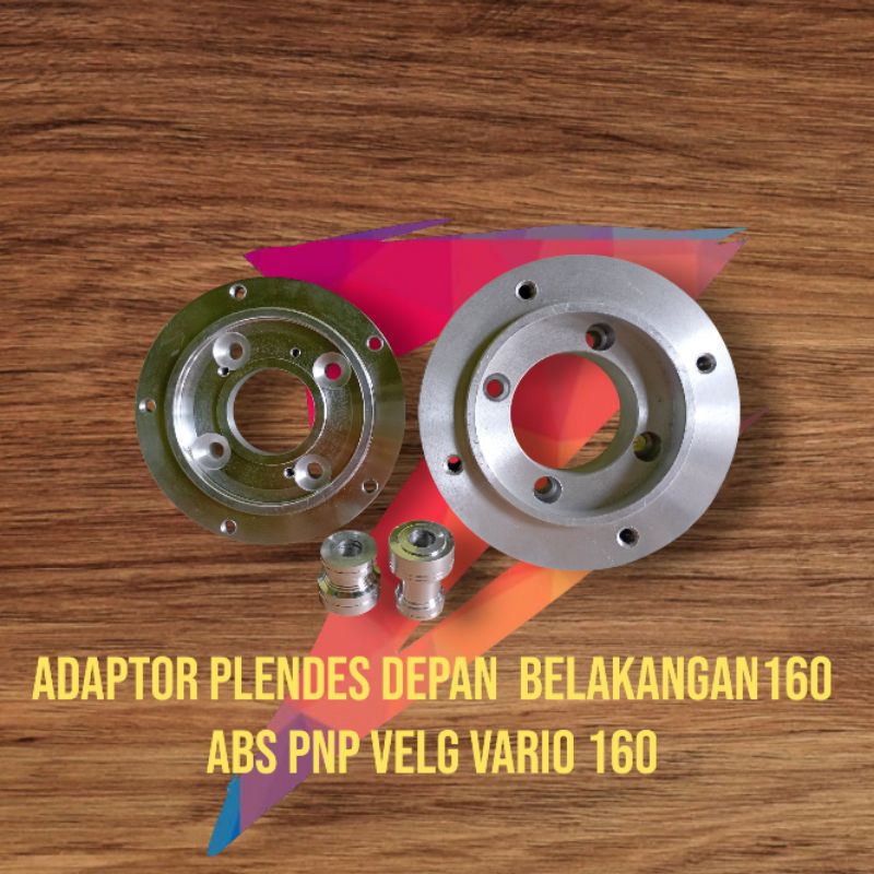 Adaptor disc depan belakang PCX 160 ABS Adaptor disc cakram depan belakang UK 4CM
