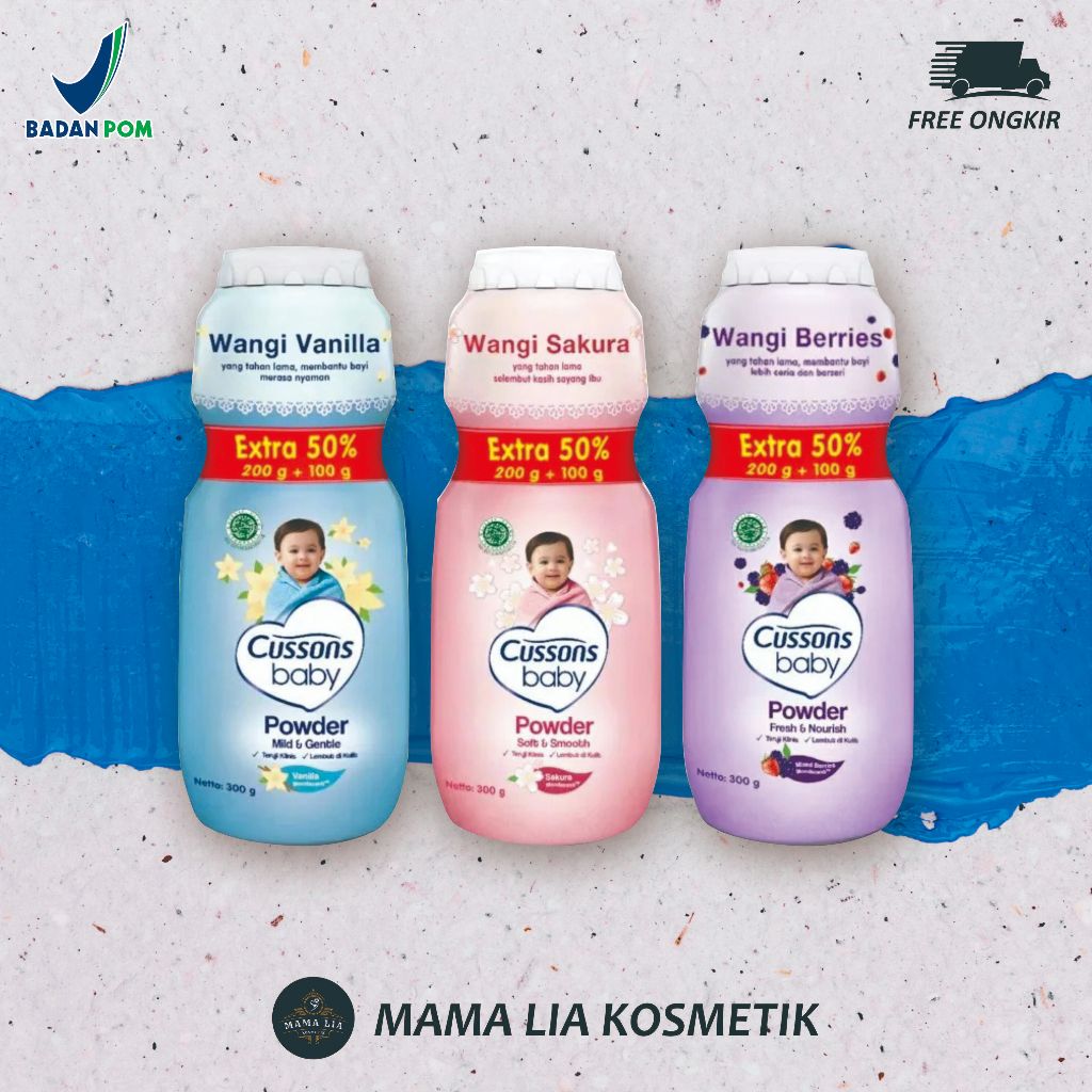 CUSSON BABY POWDER EXTRA | BEDAK BAYI TABUR CUSSON