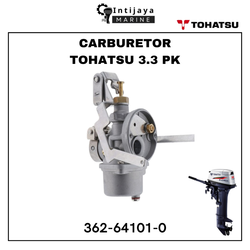 3F0-03100-4 CARBURATOR 3.3 PK TOHATSU MERCURY | KARBU SUKU CADANG & SPAREPART MESIN TEMPEL OUTBOARD 