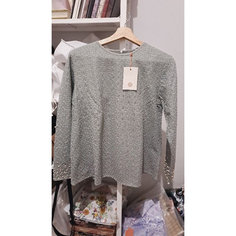 RiaMiranda Anasya Top - Grey