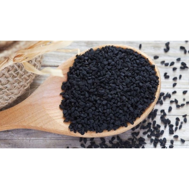 

Biji Jinten Hitam Habbatussauda 100% Natural - Nigella Seeds Asli 1kg-50gr