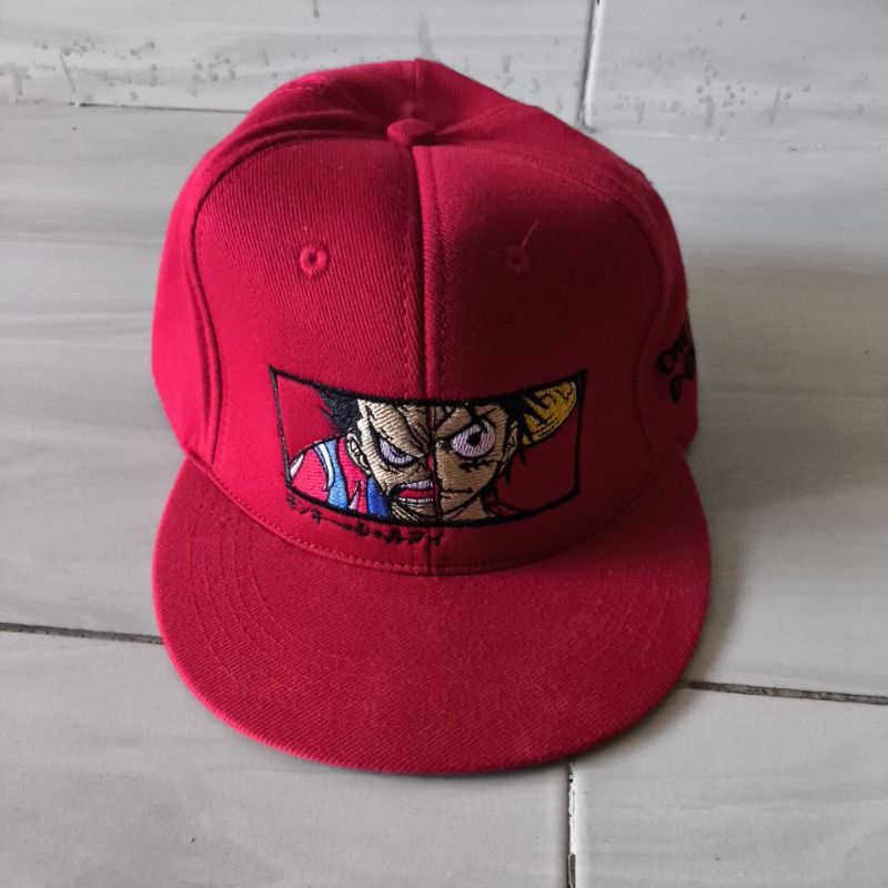 Topi One Piece x Gshock merah