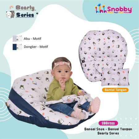 Snobby SBB7322 Bantal Sofa + Bantal Tangan - Bearly Series Sofa Bayi