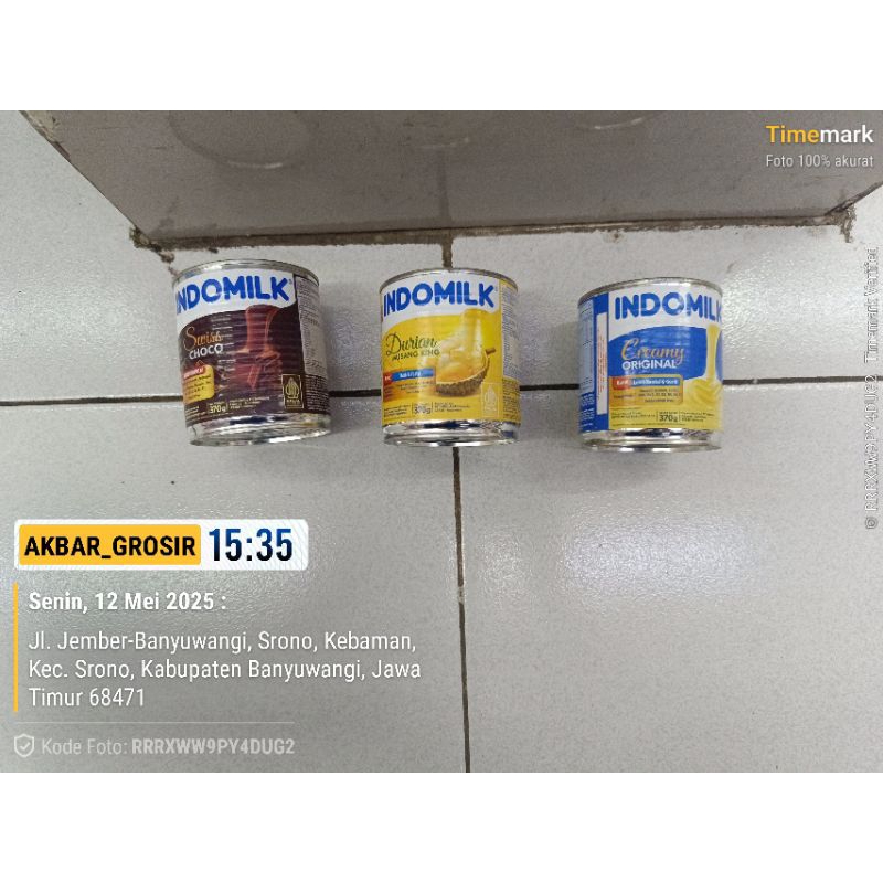 

INDOMILK KENTAL MANIS KALENG 370g