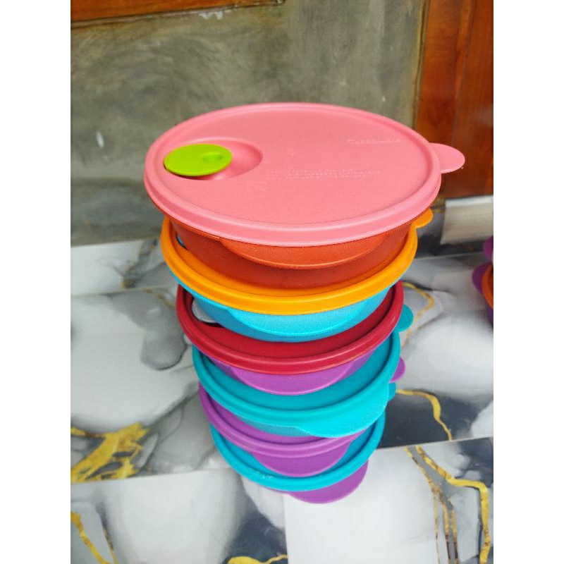 tempat bekal makan remaja dewasa cwl crsytalwave 1 liter Tupperware second