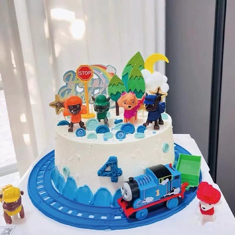 |J.A| Topper Action Figure PAW PATROL Miniatur / Pajangan Mainan Anjing Pajangan Mainan Paw Patrol /