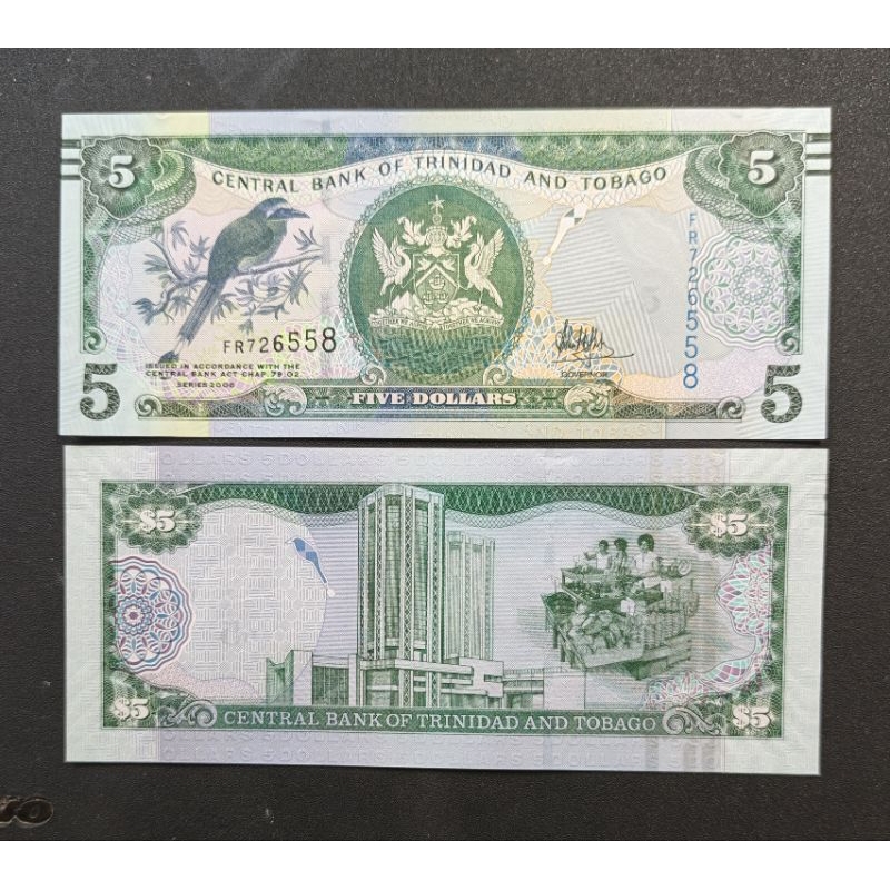 Uang kertas Asing Tobago 5 Dollar