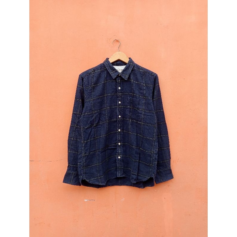 kemeja flanel bekas veterano kemeja panjang by muji second bale seken kemaja kantor kemeja kotak kot