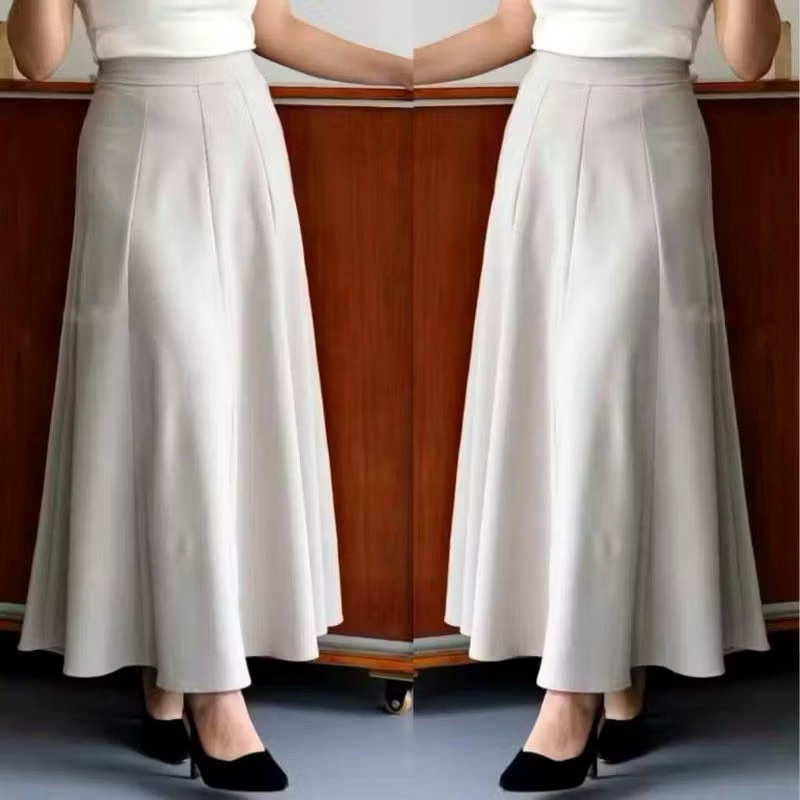 Rok Jumbo Payung model terkini Rok Scuba Premium