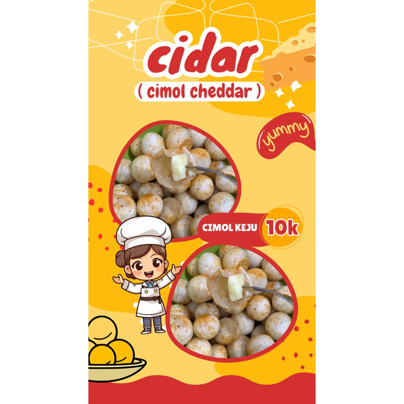 

Cimol Keju Cheddar