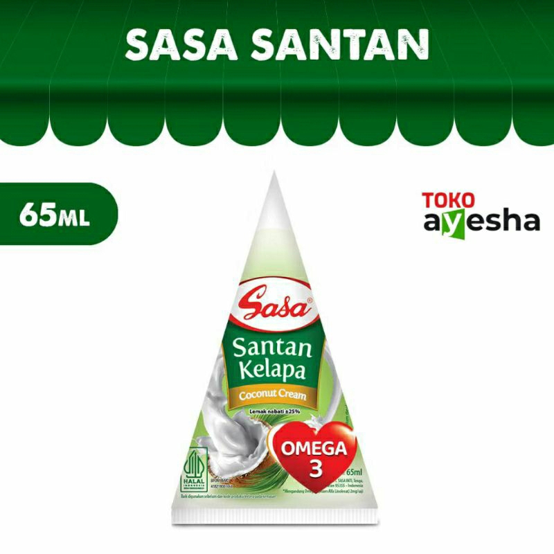 

Santan Kelapa Cair Sasa 65 ml