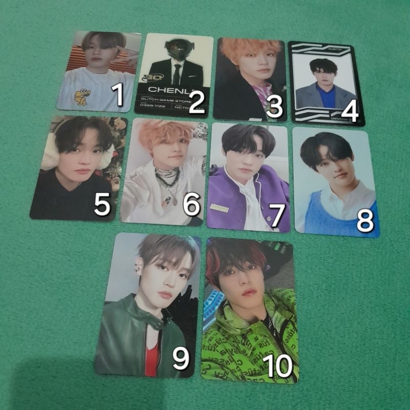 NCT DREAM CHENLE PHOTOCARD PC HOT SAUCE CAFE, GLITCH MODE LENTI SCRATCH VER, HELLO FUTURE AGENT, 202