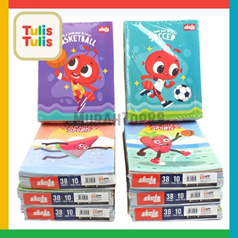 

(1 PAK) BUKU TULIS SIDU SKOLA ISI 38 LEMBAR