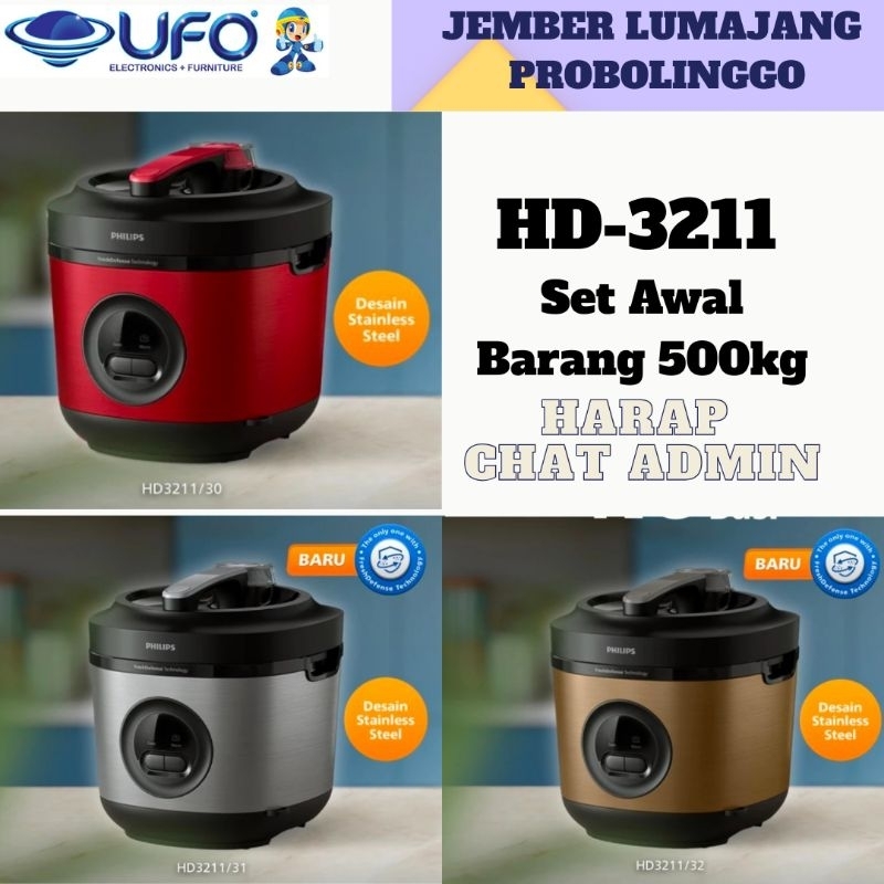 PHILIPS HD3211 RICE COOKER MAGIC COM 1,8 LITER