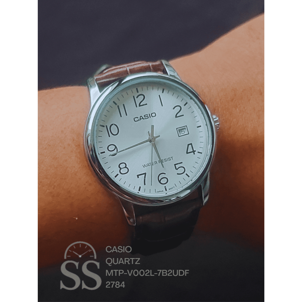 Jam Tangan Pria Casio Quartz MTP V002L 7B2UDF Second Bekas Original Murah