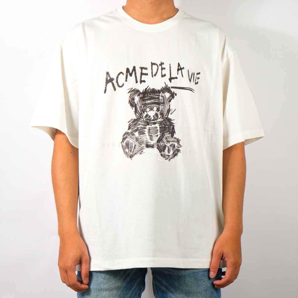 ADLV Drawing Bear Tee Cream