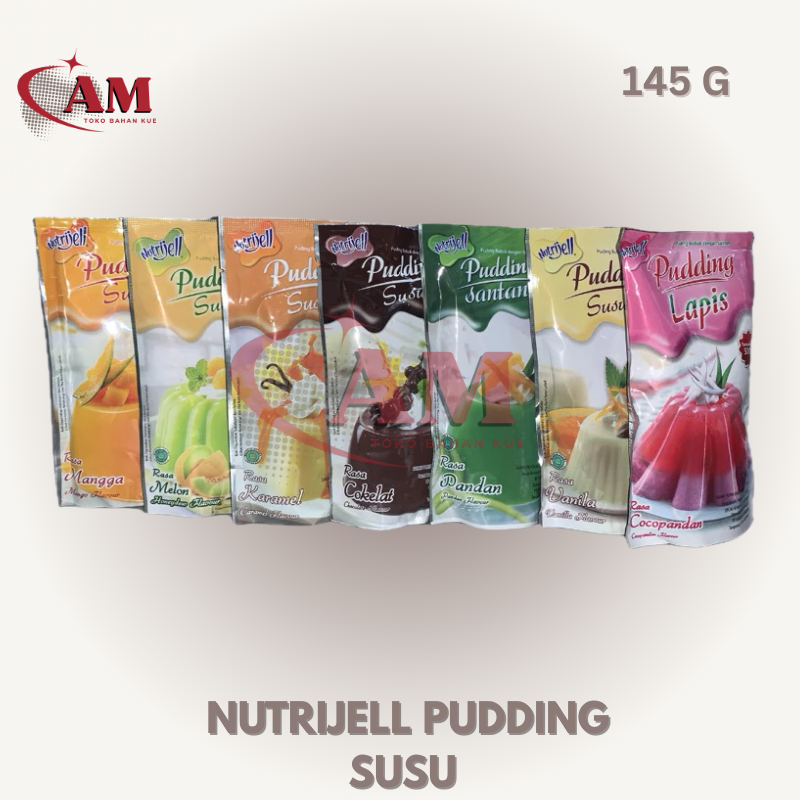 

(READY MEDAN) Nutrijell Puding Susu Coklat Strawberry Melon Mangga 145gr