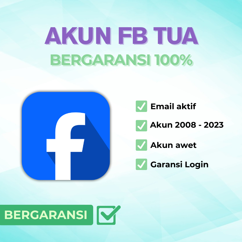AKUN FB TUA/OLD BERGARANSI