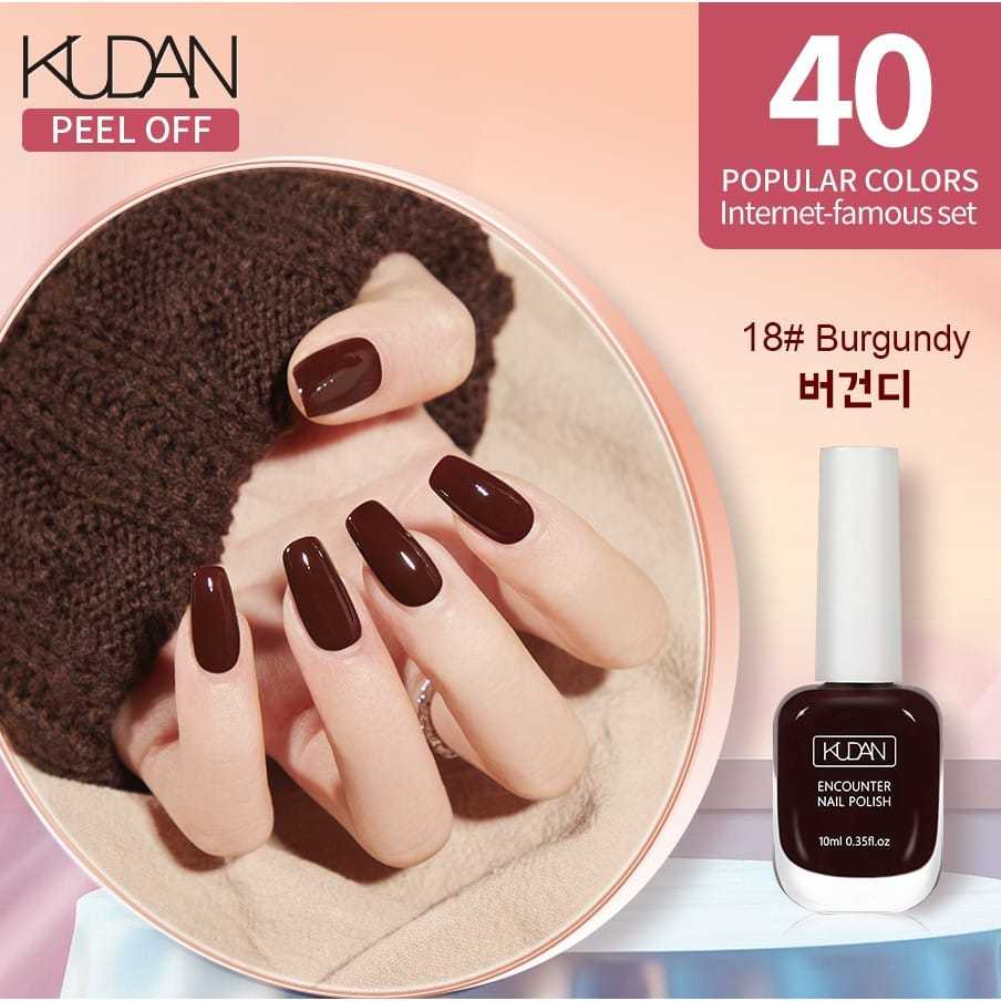 KUDAN KUTEK PEEL OFF Kuteks type K Kutek Muslimah Kutek Peel Off Merk KUDAN